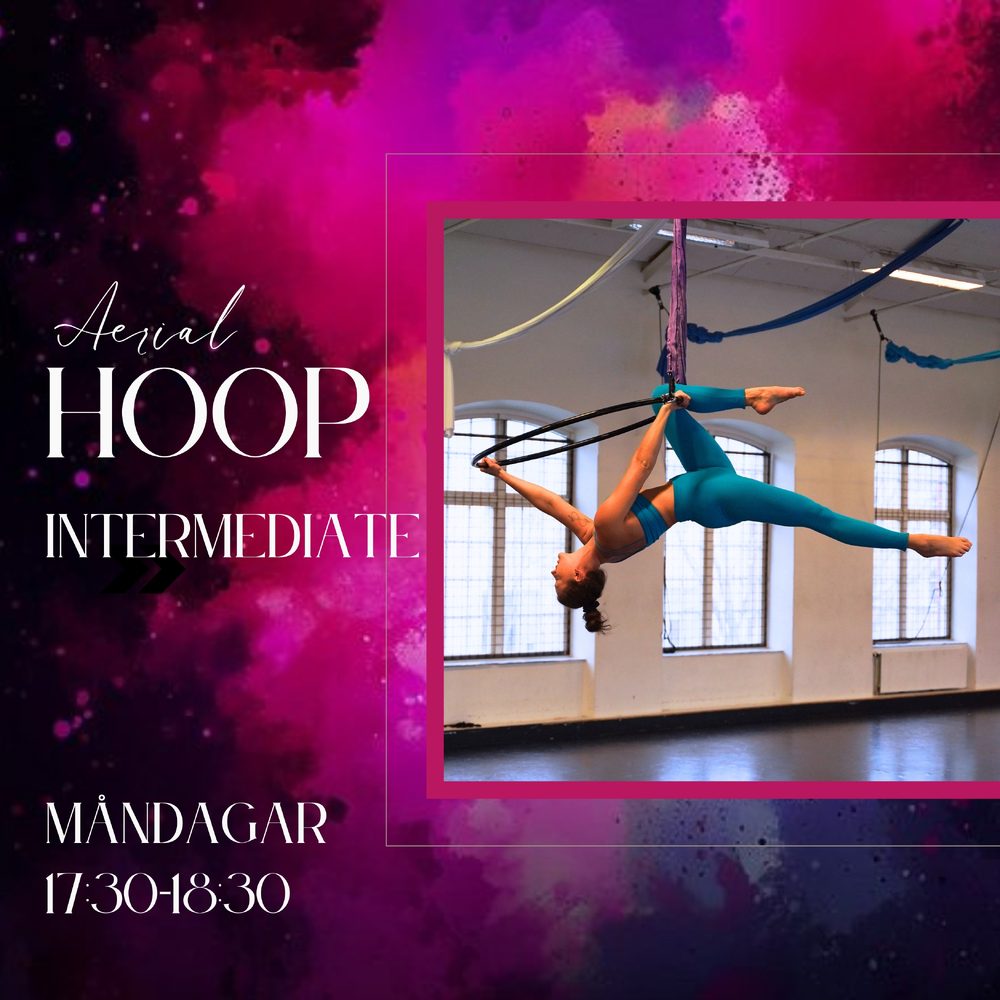 En elegant Aerial hoop intermediate, v.44-v.50, Måndagar kl 17:30-18:30, 7 tillfällen med naturligt utseende och känsla. Detaljerad utformning med realistiskt bladverk. 