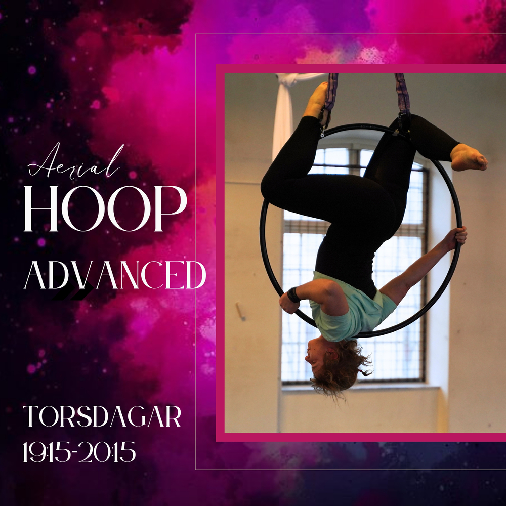 En elegant Aerial hoop advanced, v.44-v.50, Torsdagar 19:15-20:15, 7 tillfällen med naturligt utseende och känsla. Detaljerad utformning med realistiskt bladverk. 