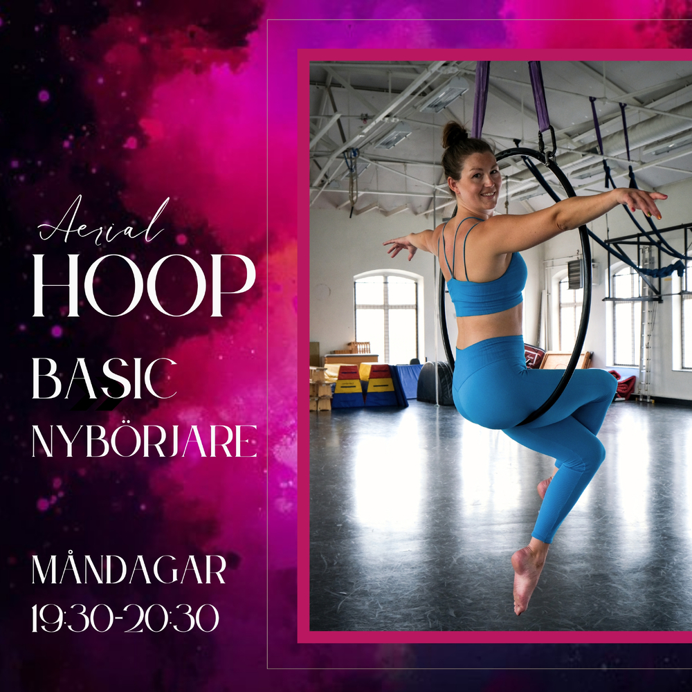 En elegant Aerial hoop basic v.44-v.50, Måndagar kl 19:30-20:30, 7 tillfällen med naturligt utseende och känsla. Detaljerad utformning med realistiskt bladverk. 