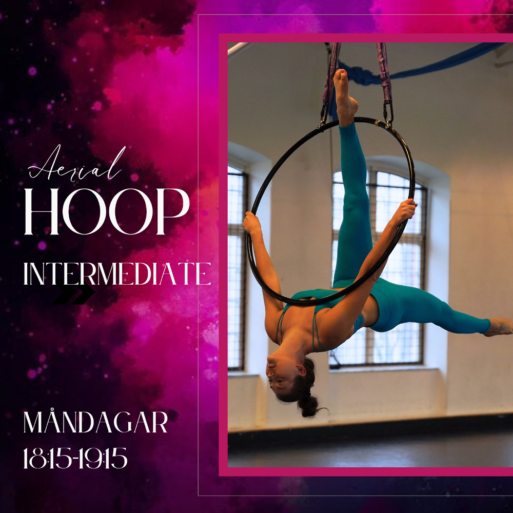 En elegant Aerial hoop intermediate, v.44-v.50, Måndagar kl 18:15-19:15, 7 tillfällen med naturligt utseende och känsla. Detaljerad utformning med realistiskt bladverk. 